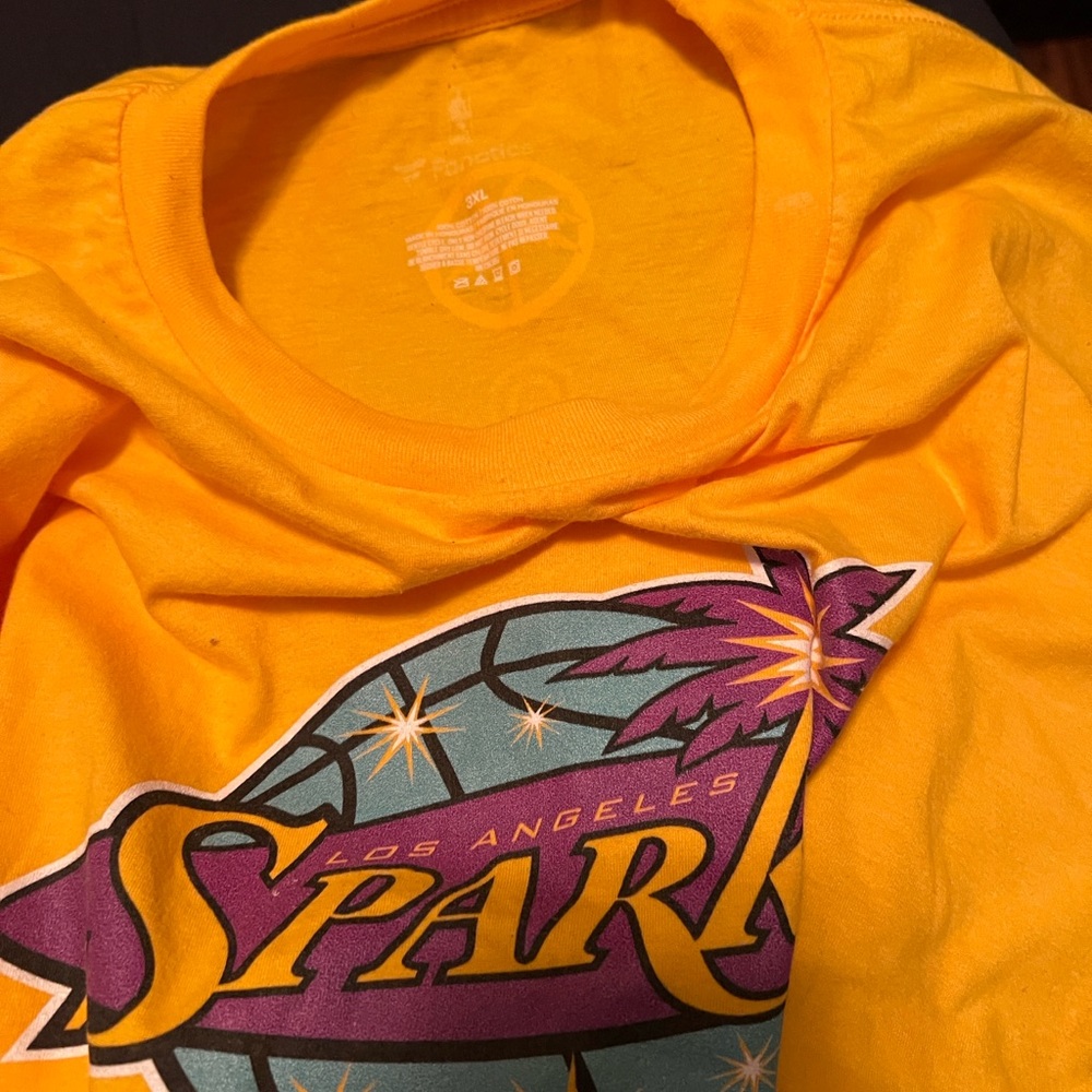 Los Angeles Sparks Parker tee shirt. 3x